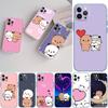 CJ21 BUBU DUDU Transparent Phone Case for LG K22 K30 K40 K40S K41 K42 K50 K50S K51 K51S K52 K61 K62 K71 K92 Q60 Q61 V40 V50 V60