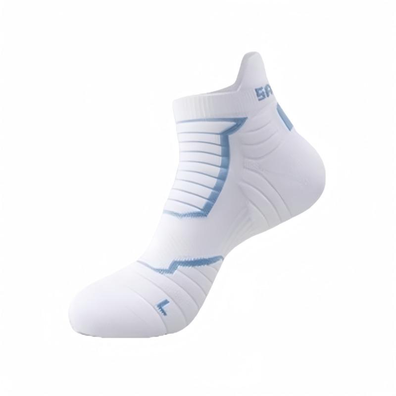 Men's Running Socks for Spring and Summer, Breathable Short Socks for Sports, Marathons, Long-distance Running, Short Tubes, Towels, and Boat Socks
