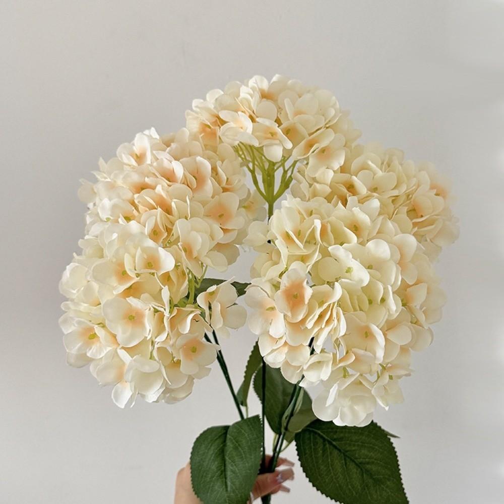 Multi-head Simulation Hydrangea Bouquet Big Head DIY Artificial Flower Bouquet Floral Arrangement French Hydrangea