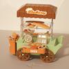 Colorful Mini Bread Truck Luminous Children's Food Stand Truck Toy Ice Cream Truck Toy  Doll House