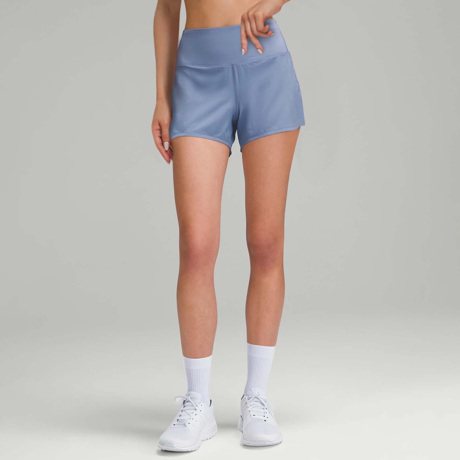 

Женские шорты для бега, спортивные шорты для активного отдыха с карманами L синий