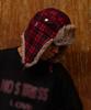 HOODHOOD Hd Fur Trooper Hat Check Red