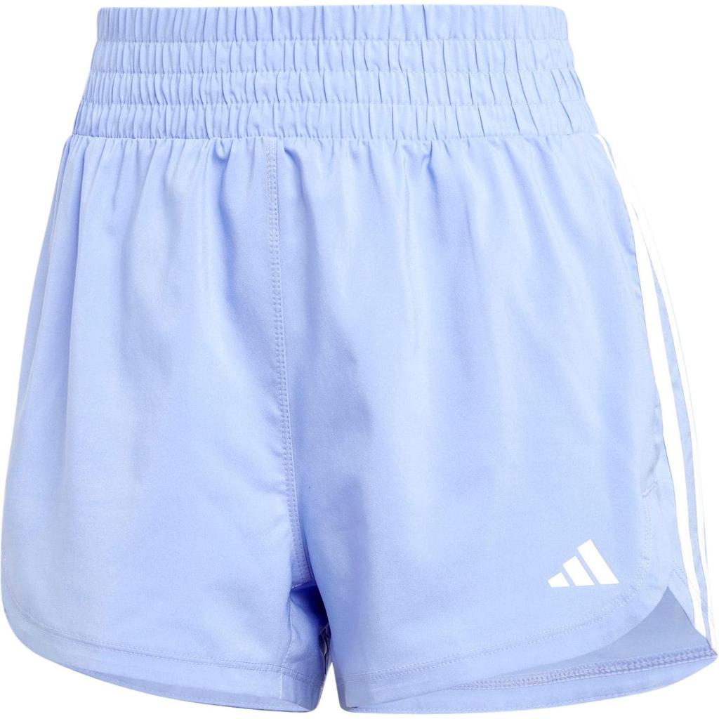 Adidas Pacer Training Woven Shorts With Striped Print Women Shorts Light-Blue IX1072