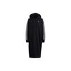 Logo Print Loose Long Sleeve Hoodie Dress Casual Daily Wear Women Black GN2782