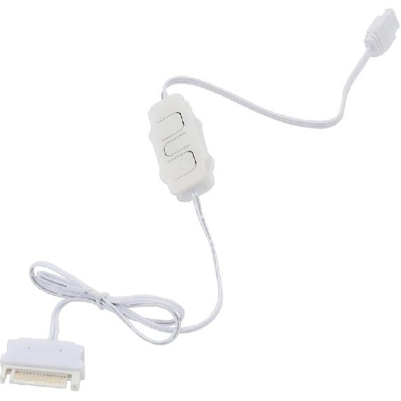 ARGB PC Fans Controller Kit, 5V 3Pin Mini ARGB Splitter, SATA Power RGB PC Fan Controller, Computer RGB Fans Hub Controller,with Multiple Lighting