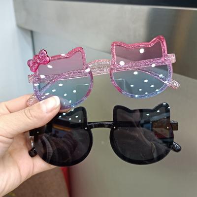 1PC Summer Children Cute Cat Ear Sunglasses Outdoor UV Protection Sun Glasses Baby Girls Eyewear