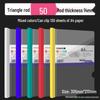 A4 Thickened Transparent Lever Arch File Folder - Multilayer Document Holder for Test Papers
