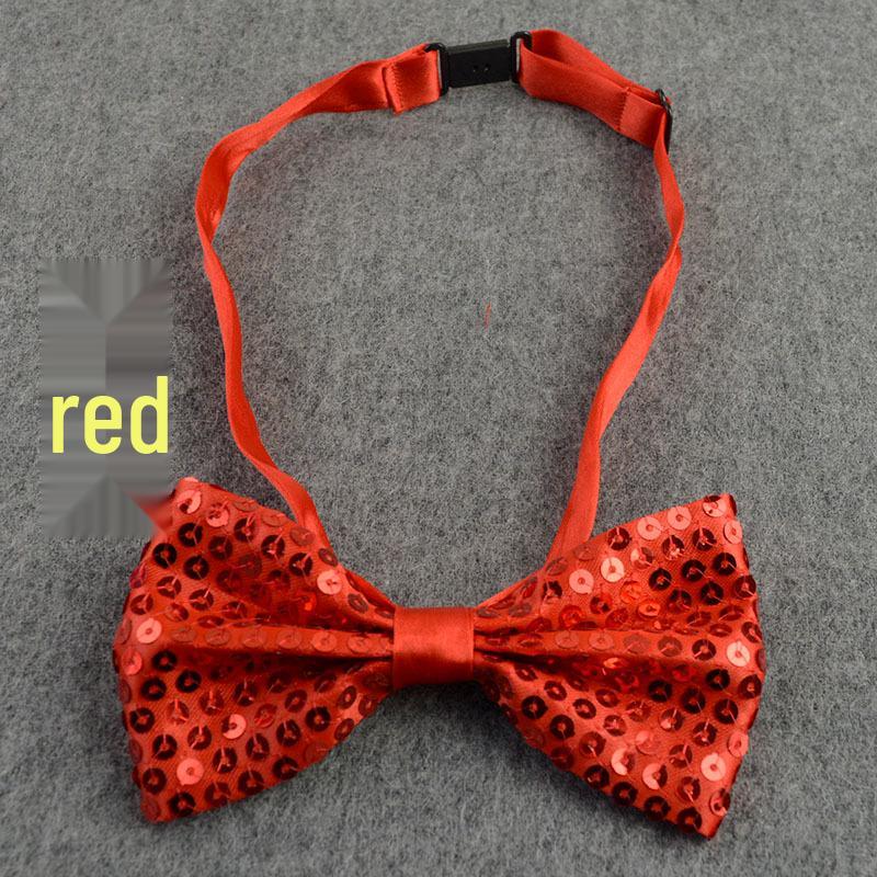 Papillon a Paillettes Monocolore per Palco e Cerimonie di Diploma per Bambini