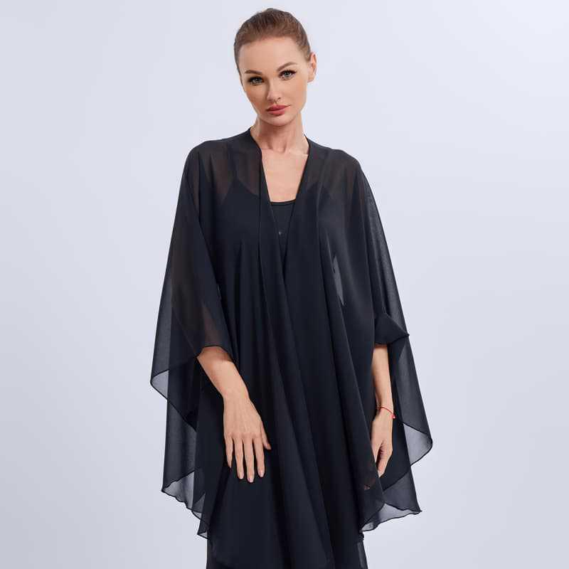 European & American Ethnic Style Mid-Length Solid Color Beach Shawl Scarf - Loose Sun Protection Cover-Up for Travel