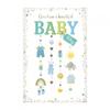 Simon Elvin You Have A Beautiful Baby Boy Birthday Card (Pack of 6)