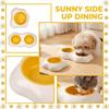 Pet Feeding Bowl Set Dual Bowls for Cats and Dogs Durable Non-Slip Base Easy to Clean Food and Water Dish Suitable for Small to Medium Pets