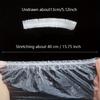 100pcs/bag Disposable Hat, Beauty Salon Hotel Hair Dye, Waterproof Shower Cap, Hair Dye Cap, Dustproof and Fresh-keeping