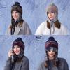 Knit Hat For Women Blend Warm Earflap Winter Beanie Fall Fashion Accessories