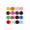 100Pcs 12Mm Colorful Sewing Buttons Craft Resin Pearl Fasteners Scrapbooking Diy Christmas Valentines Birthday For Kids Clothes