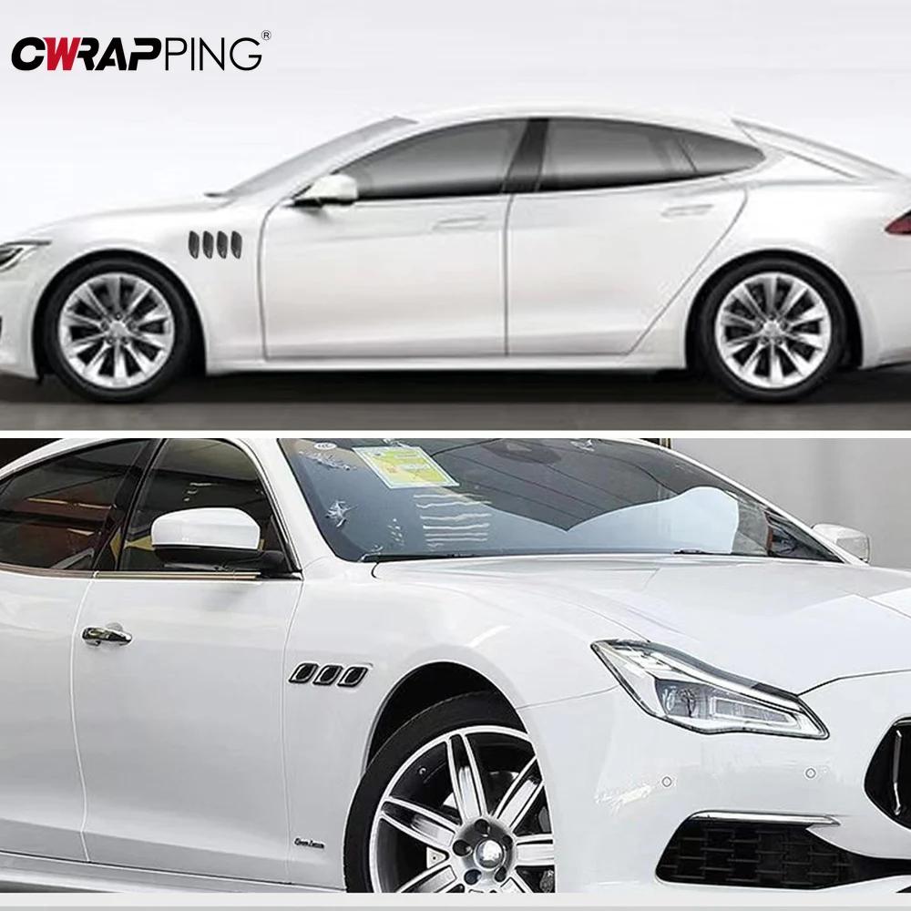 2/6ks Ozdobný lem blatníku auta Dekorační sání Univerzální Auto Proudění vzduchu Nárazník Boční Samolepicí Boční Větrací otvor pro Auto Nálepka Příslušenství