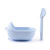 Non-Toxic Strong Waterproof Bpa Free Unbreakable Dinnerware Suction Silicone Baby Feeding Bowl With Spoon Training Food Set