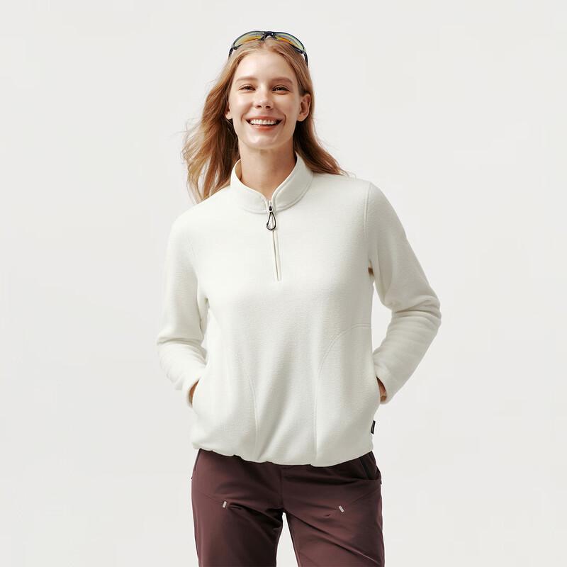 TANBOER Women's Stretch Thermal Fleece Mock Neck Top