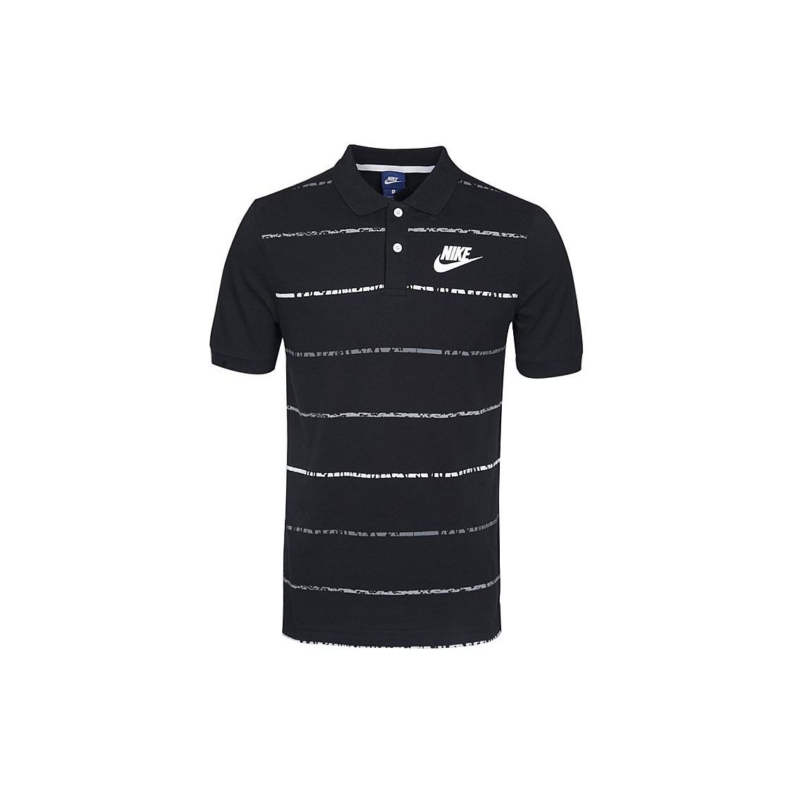 Nike Matchup Men s Striped Polo Shirt Black White AA5035-010 S