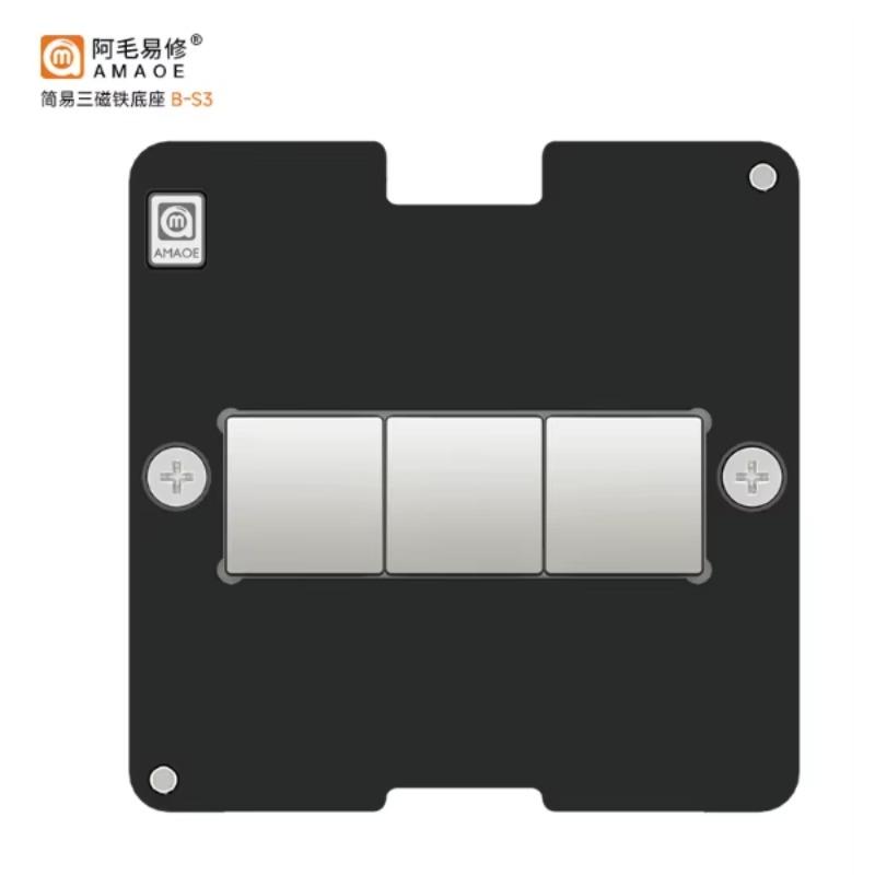 AMAOE MBGA-BGA153 BGA169 Zinnpflanzplattform Halterung EMMC EMCP UFS Speicher Flash-Chip 4-in-1 Löt-Schablone