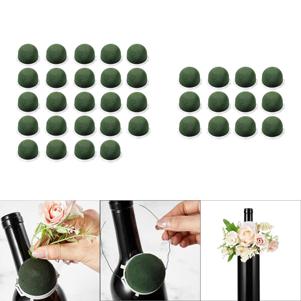 Mini Floral Foam Green Floral Foam Floral Foam Holder Flower Arrangements Flower Foam for Table Bedroom Hotels Wedding Office