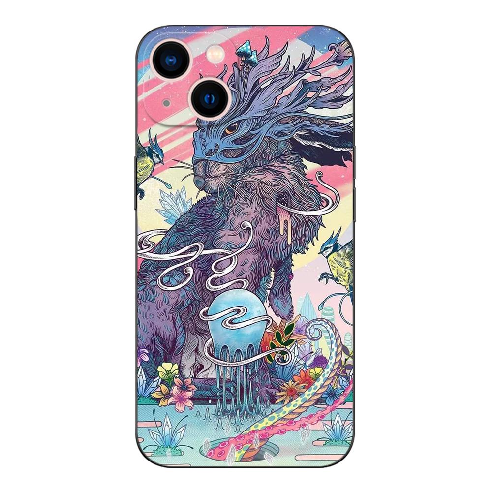 

Черный ТПУ чехол для Huawei Honor 20 Lite 10 10i 20S 30S 30 7A 5.45 7s 7C 5.7 Обложка Иллюстрация Шаньхайцзин honor 20 Lite