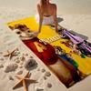 Personalisierbares Ultra-Weiches Strandtuch mit Alvin und den Streifenhörnchen-Thema, Ideal für Pool - Camping, Tauchen - Perfekter Reisebegleiter, Lebendiges Strandtuch