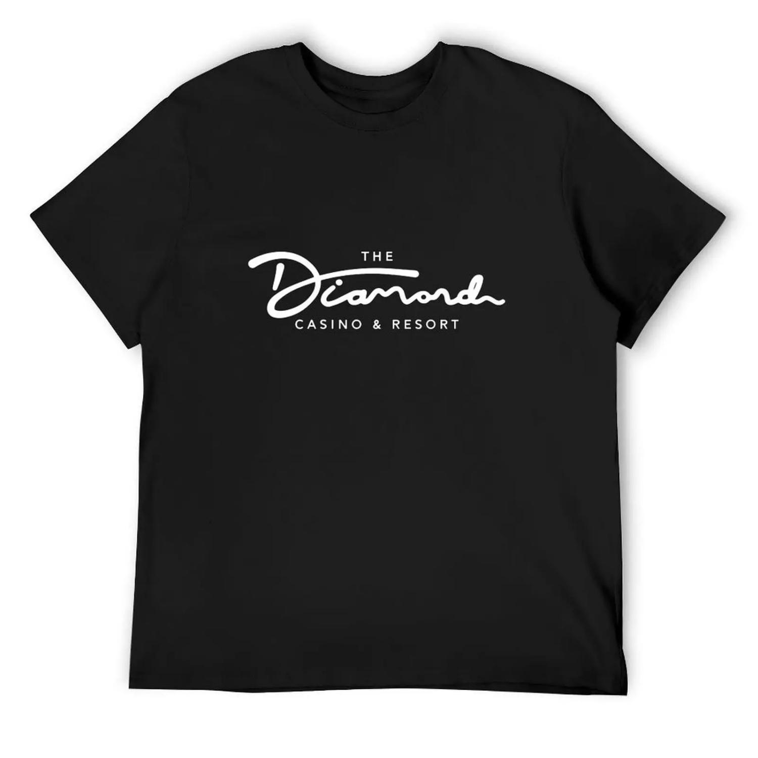 GTA V Diamond Casino Resort DLC Логотип фаната Унисекс Футболка Эстетичная одежда мужская одежда винтажная футболка аниме однотонные футболки мужчины S разноцветный