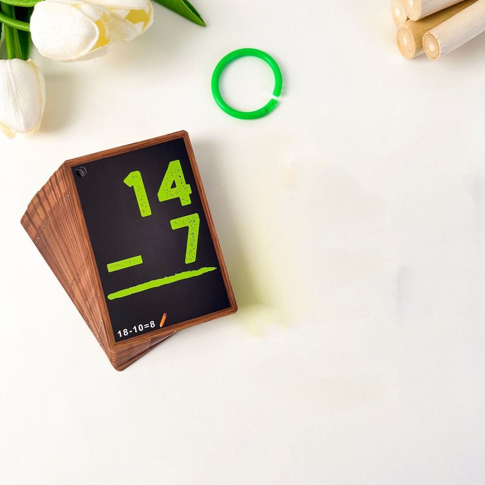 Addition Montessori Learning Cards Subtraction Math Toys Arithmetic Card Counting Toys