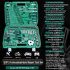 Comprehensive Car Mechanical Repair Tool Set with Socket Wrench