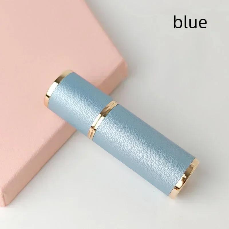 5ml Refillable Spray Atomizer Portable Leather Empty Cosmetic Containers Sub-bottling Fine Mist Perfume Atomizer Cosmetic 1pc