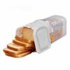 Leakproof Transparent Bread Dispenser Plastic Toast Storage Box  Fresh Bread Storage