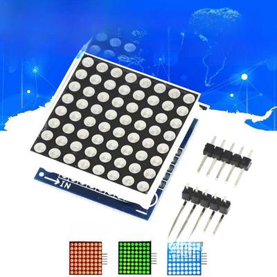 MAX7219 LED Dot Matrix Display Module with MCU Control