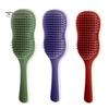 Peigne de massage à coussin d'air avec poils doux, peigne de coiffure à long manche pour éviter les enchevêtrements de cheveux, brosse antistatique de massage du cuir chevelu pour femmes et filles