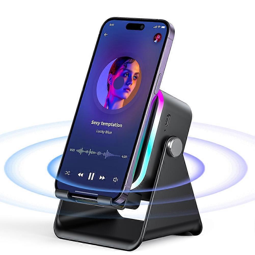 Induktionslautsprecher mit Telefonständer 5 in 1 Kabelloses Induktions-Bluetooth-Audio, Geburtstagsgeschenke für mich