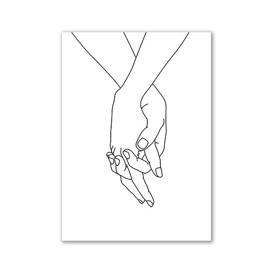 Personalized Print Custom Couple Names and Date Posters and Prints Wall Art Canvas Painting Wedding Anniversary Engagement Gift