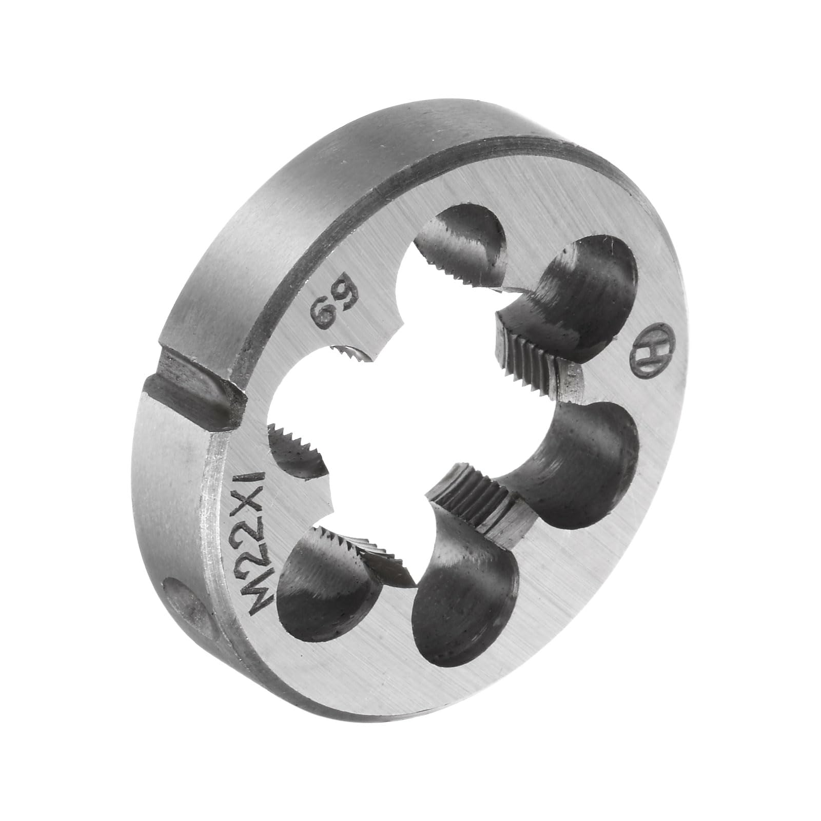 uxcell M22 x 1 Metric Round Machine Threading Alloy Steel Threading Die Die, Right-Handed Die,