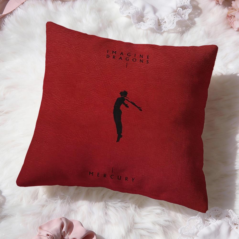 Band I-Imagine DragonsS Cushion Cover Premium Comfort Reversible Pillow Cove -Two in One Design for Any Room & Car Interior