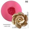 3D Flower Silicone Mold Cake Fondant Candle Clay Cupcake Jelly Candy Chocolate Decoration Durable Baking Mould