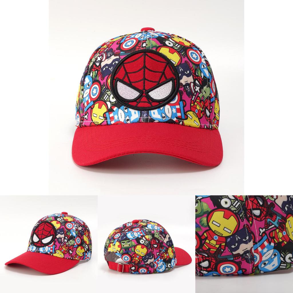 Spider Man Childrens Embroidered Baseball Cap With Sun Protection And Breathable Cotton For Spring Autumn Seasons
