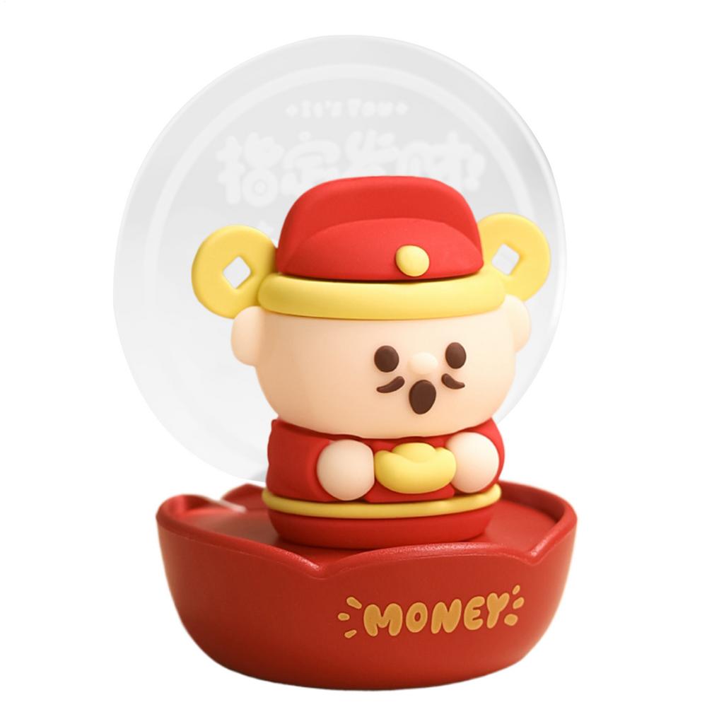 

God of Wealth small Night Light Chinese Home Decorations Bedroom Table Lamp New Year Tabletop Decor Suitable for office home