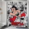 Astro Boys Poster Movies Pattern Bathing Curtain Bathroom Shower Curtain Waterproof With 12 Hooks Home Deco