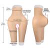 Realistic Cosplay Silicone Pant with Fake Vagina Hip Enhancement and Crotch Thickening Pants for Crossdresser Sissy Drag Queen