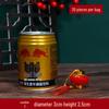 Small Red Flocked Ball Lantern Decoration for New Year Balcony and Outdoor Festival