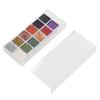 12Pcs Watercolor Paint Set Retro Metal Portable High Pigment Art Supplies for Student Adults Artists