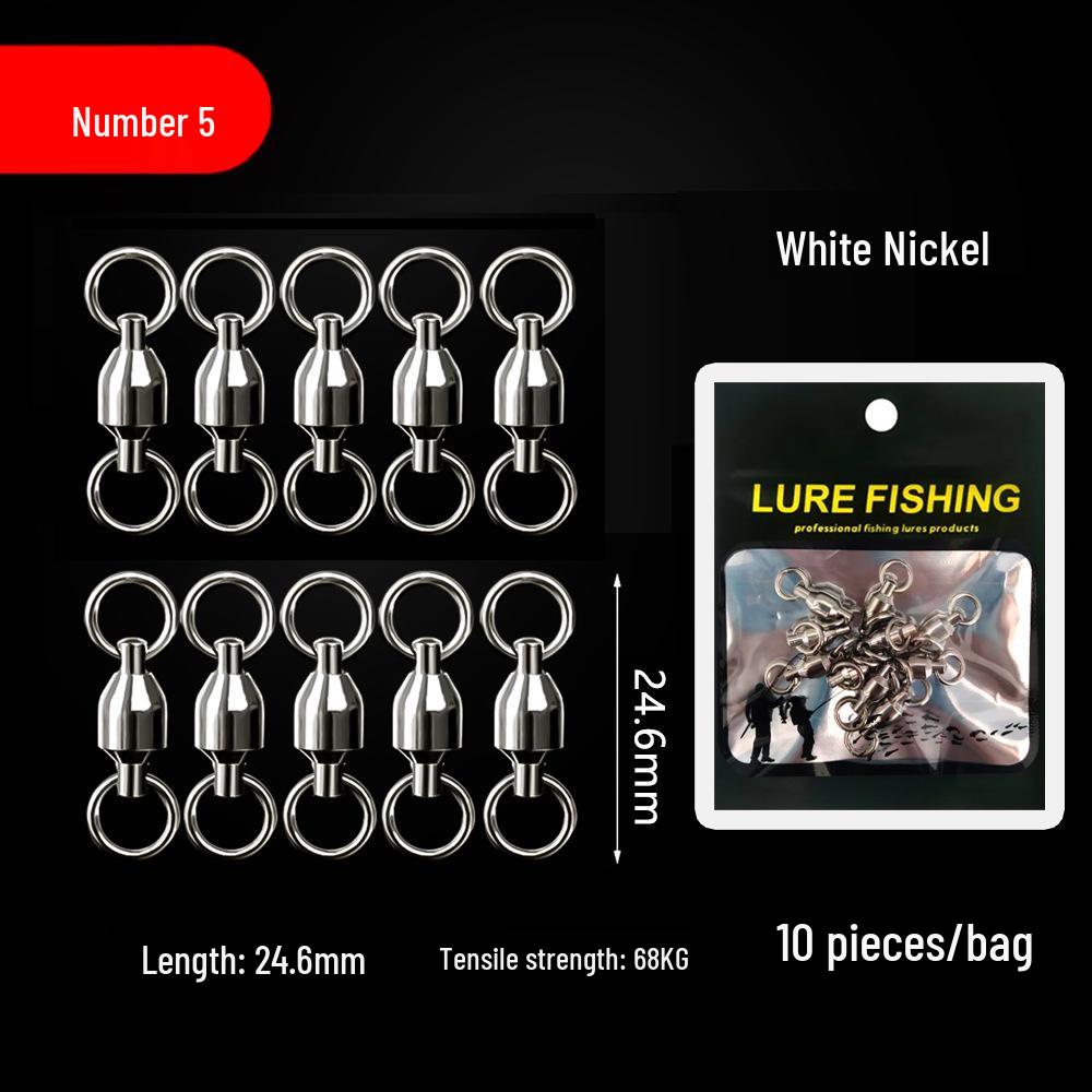 304 Stainless Steel Figure-Eight High-Speed Fishing Swivel Connector with Pin A53