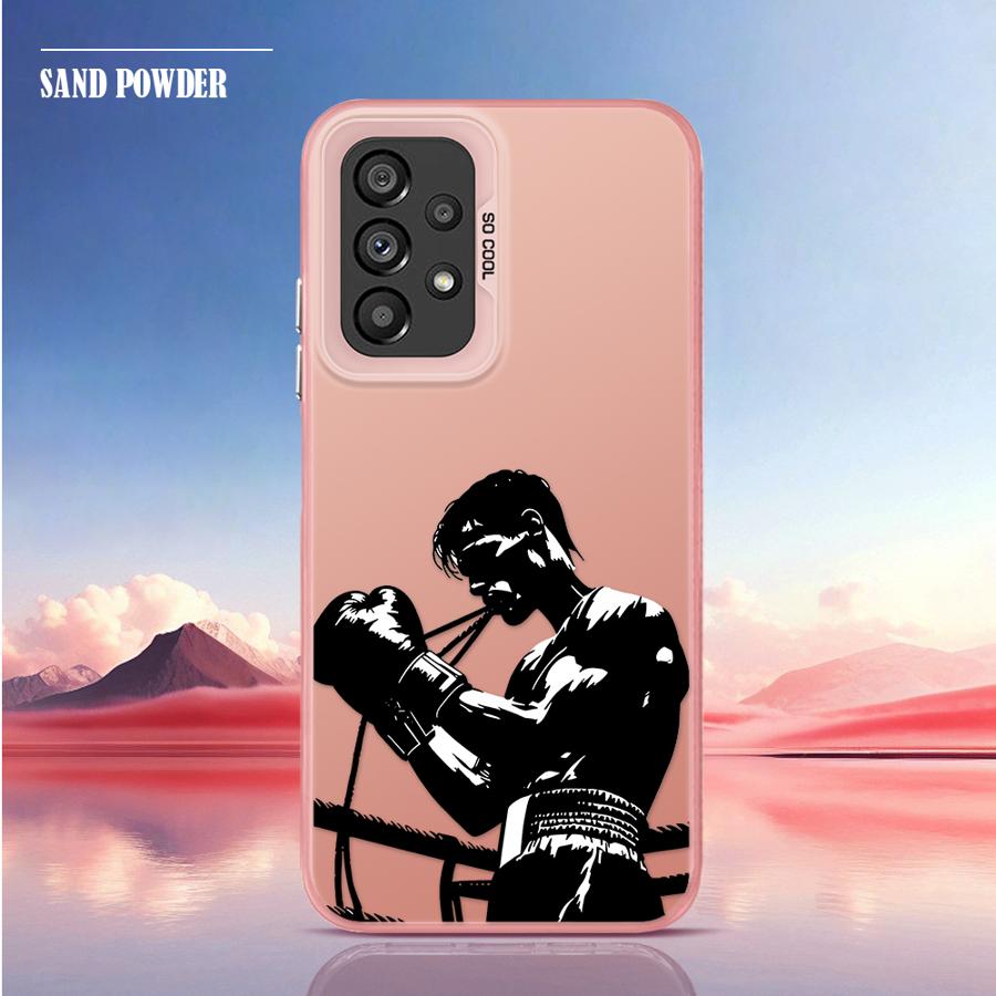 

Soft Shell Phone Case for Samsung Galaxy A71 A73 A53 A55 A54 A35 A52 A26 A36 A72 A51 A56 Cool Boxing Man Galaxy A71