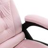 Office Chair in Pink Velvet