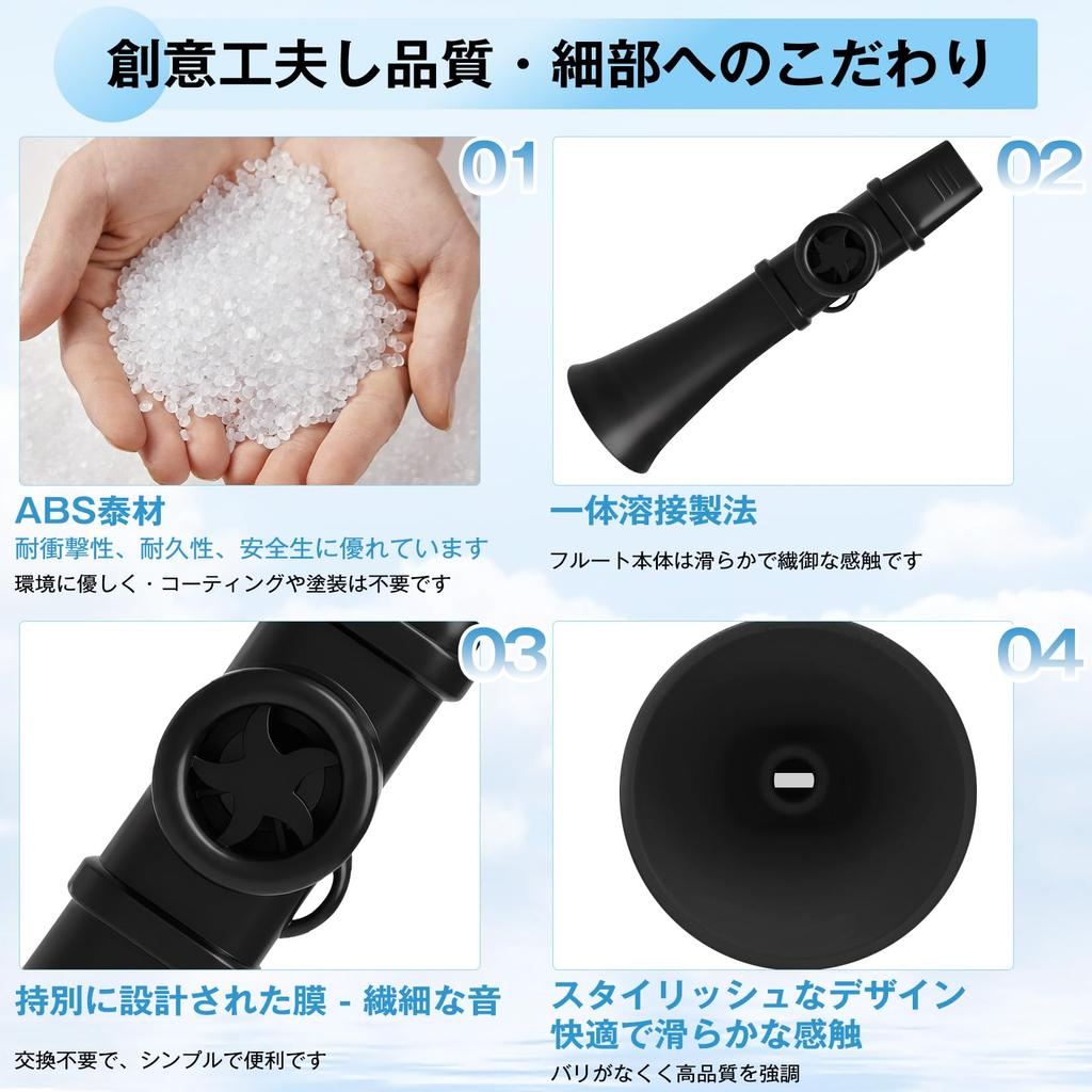 [2025 Improved Model] Kazoo Musical Instrument - Membrane-Free, Lightweight Design with Good Sound Quality, Easy to Play Even for Beginners, Adult