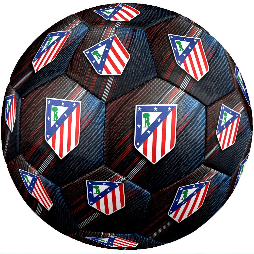 Pallone da calcio Tema Atletico Madrid Taglia 5 Pallone da calcio Tocco Morbido Pallone da calcio per Allenamento Professionale per Sport all'Aperto