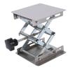 Small Stainless Steel Lifting Platform Manual Miniature Lift Stand Table for RC Cars